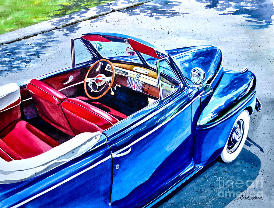 Lets Go Cruisin Painting by Rick Mock