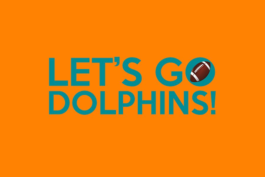 Lets Go Dolphins Painting by Florian Rodarte