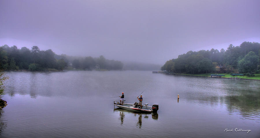 Lets Go Fishing Lake Oconee Fishing Art Photograph by Reid Callaway
