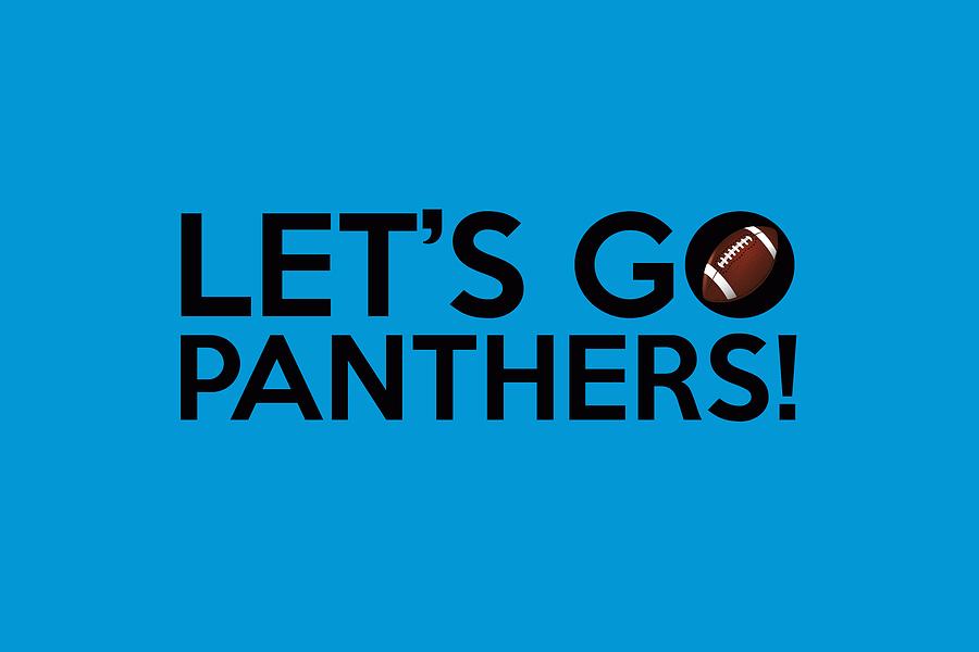 Lets Go Panthers Painting by Florian Rodarte