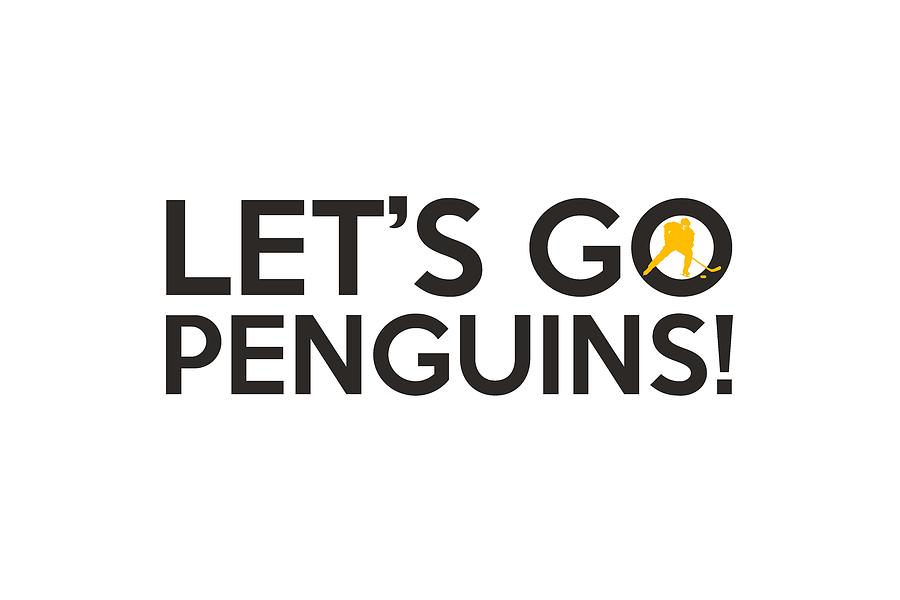 Lets Go Penguins Painting by Florian Rodarte
