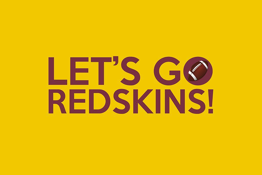 Lets Go Redskins Painting by Florian Rodarte
