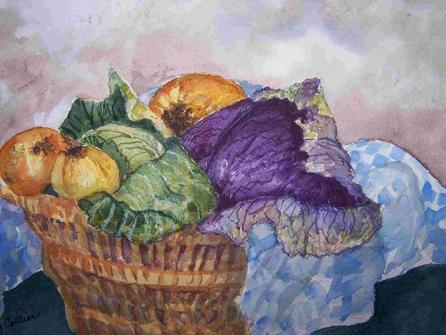 Lets Make Soup Painting by Sandy Collier