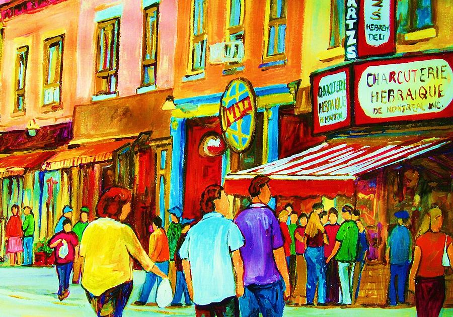 Lets Meet For Lunch Painting by Carole Spandau