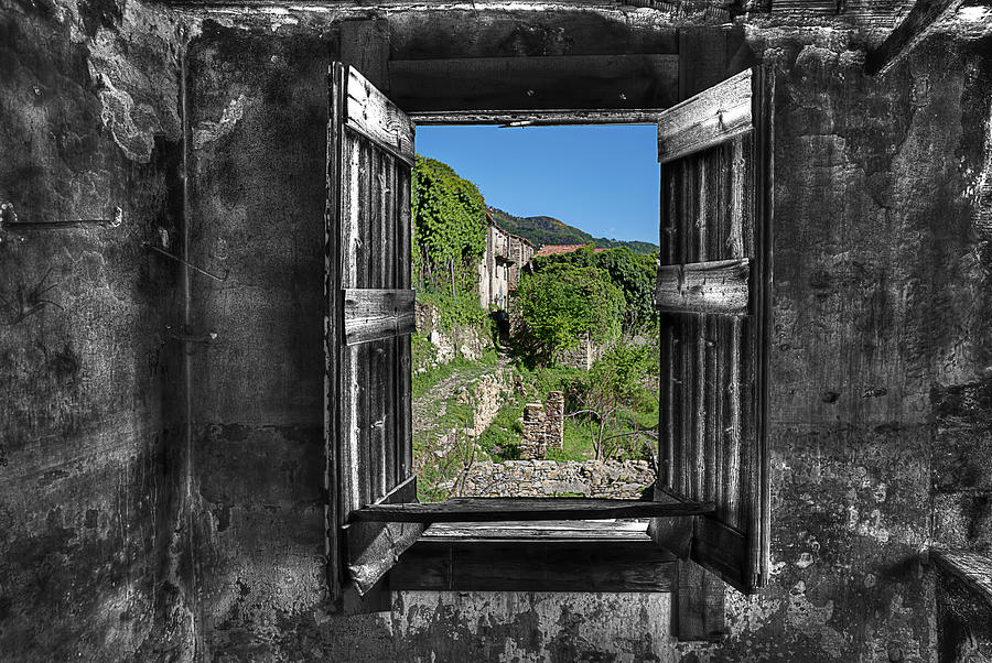 LETS OPEN THE WINDOWS - APRIAMO LE FINESTRE di Canate di Marsiglia Photograph by Enrico Pelos