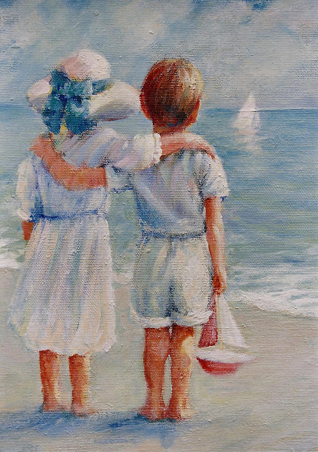 Let's Sail Away Painting by September McGee