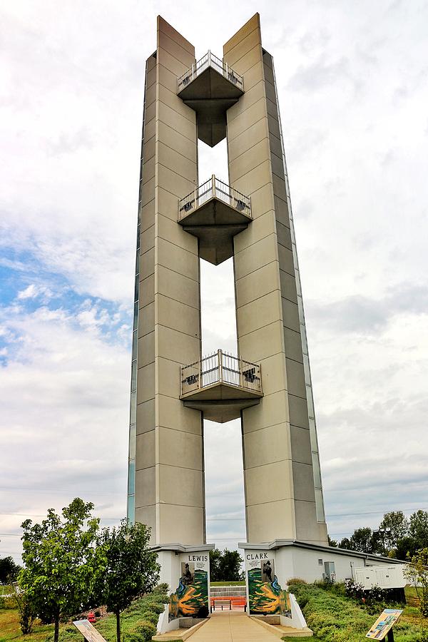 Lewis and Clark Confluence Tower  Photograph by Buck Buchanan