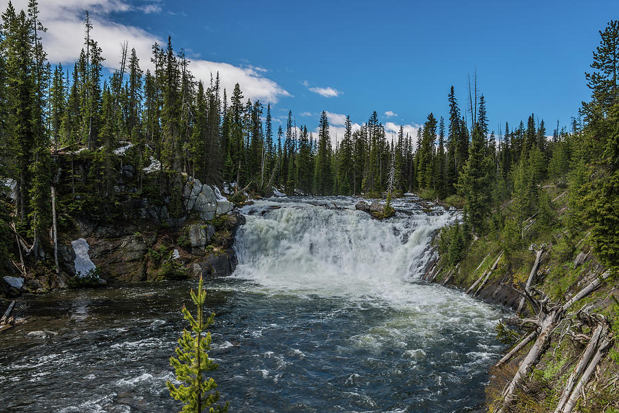 Lewis Falls At Summer Noon Photograph by Yeates Photography