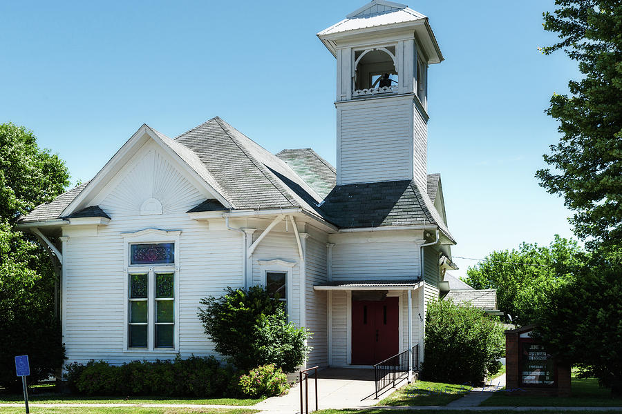 Lewis Iowa Church Photograph by Ed Peterson