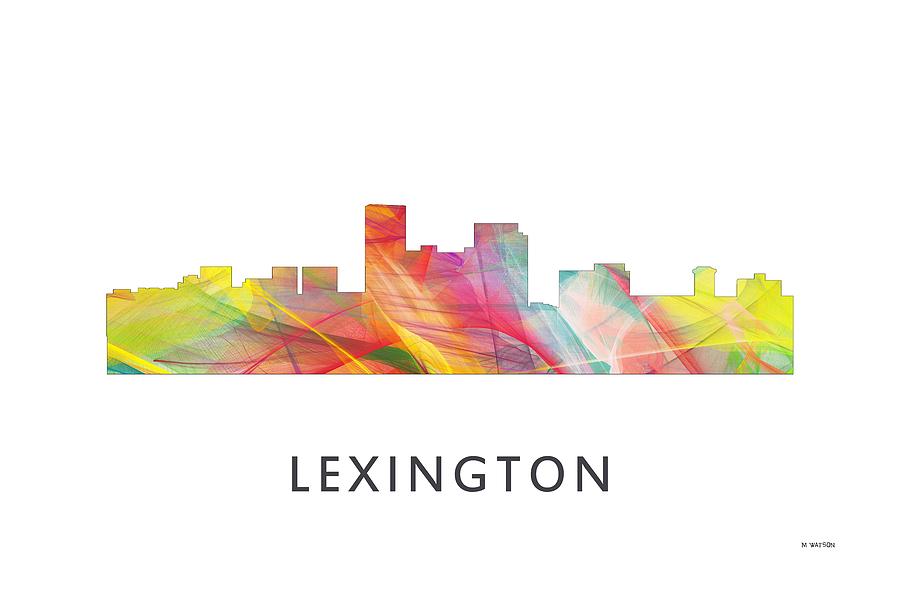Lexington Kentucky Skyline Digital Art by Marlene Watson