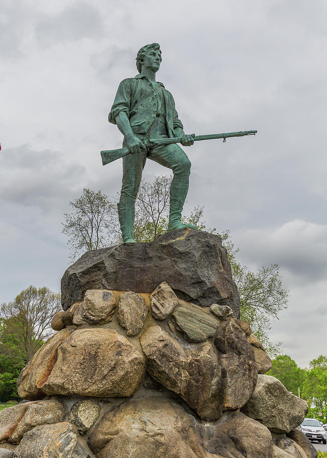 Lexington Minute Man Statue Photograph by Brian MacLean
