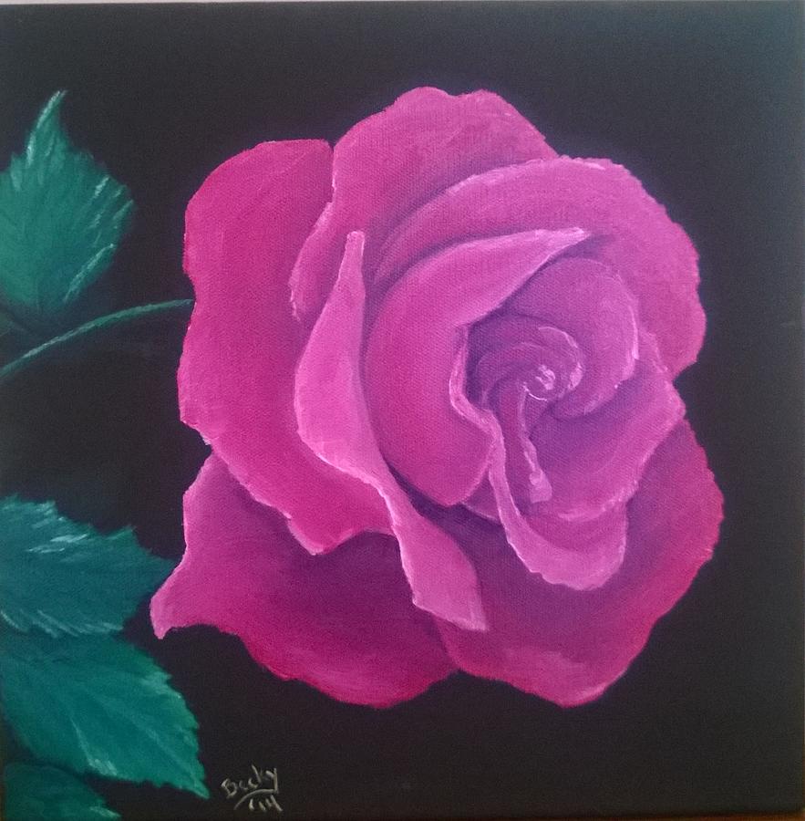 Lexy's Rose Painting by Rebecca Kay Altieri | Fine Art America