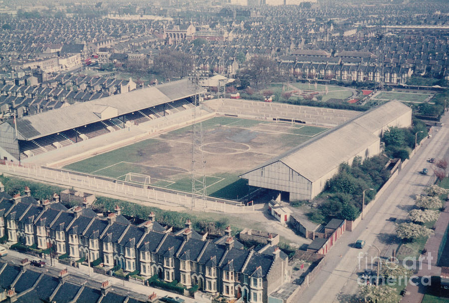 Leyton Orient - Brisbane Road - Aerial view 2 - Looking South East Photograph by Legendary Football Grounds