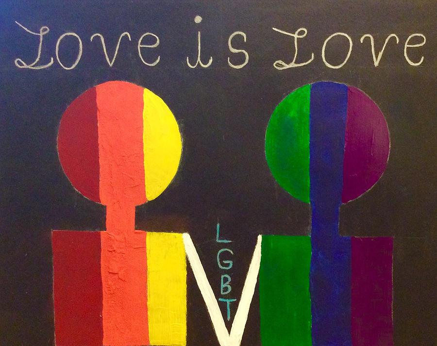 LGBT logo design Mixed Media by Patrick McClellan - Fine Art America