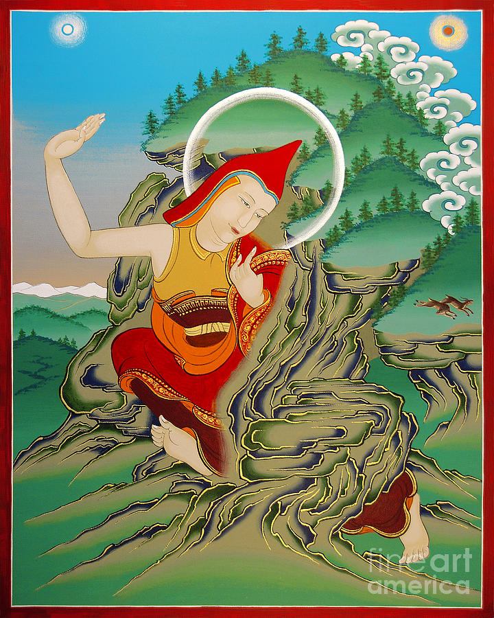 Buddha Painting - Lhalung Pelgi Dorje by Sergey Noskov