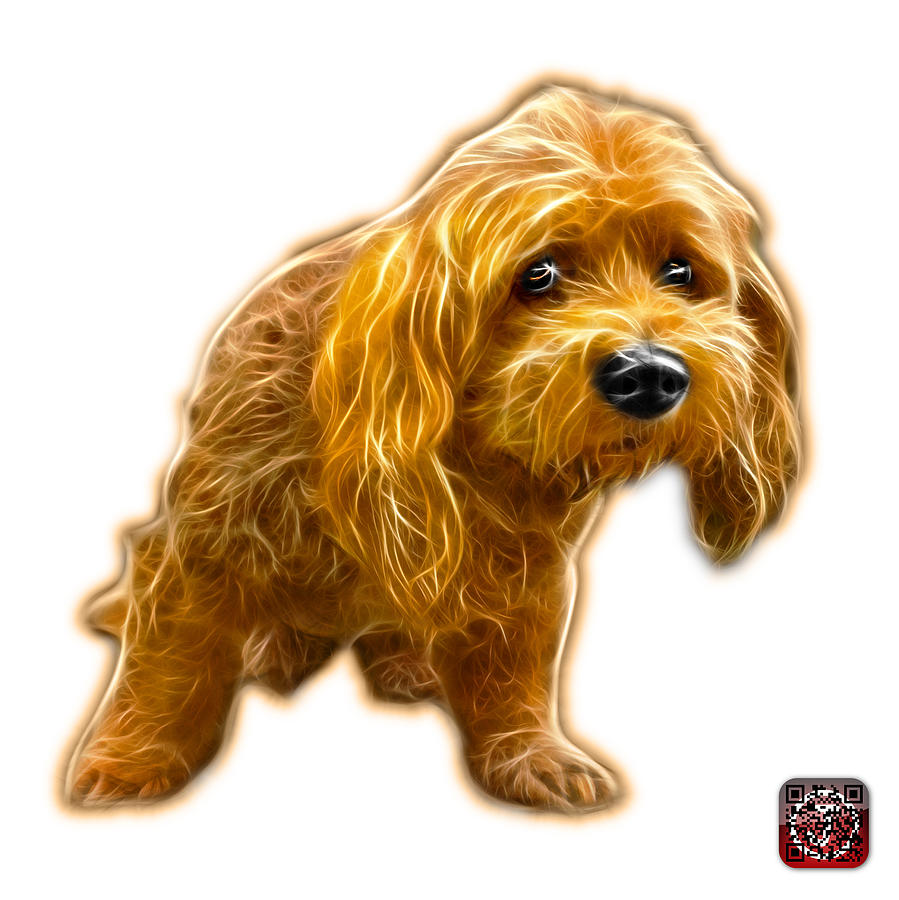 Lhasa Apso Pop Art - 5331 - wb Painting by James Ahn