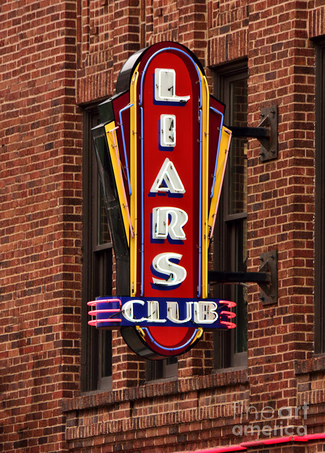 Liars Club 1211 Photograph by Ken DePue