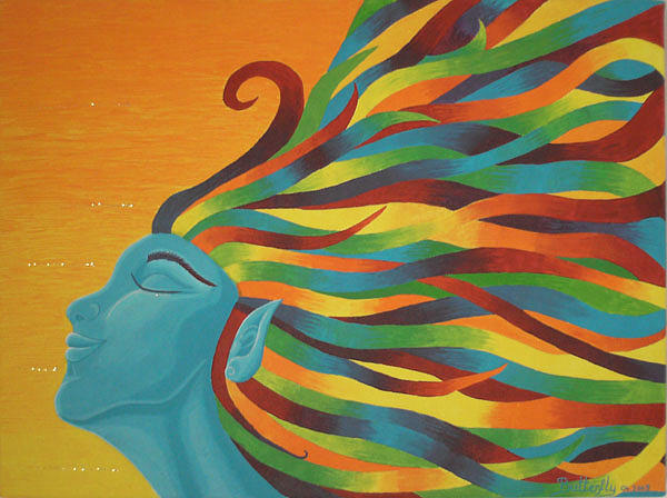 Color Painting - Libertad by Emmely  Hillewaert