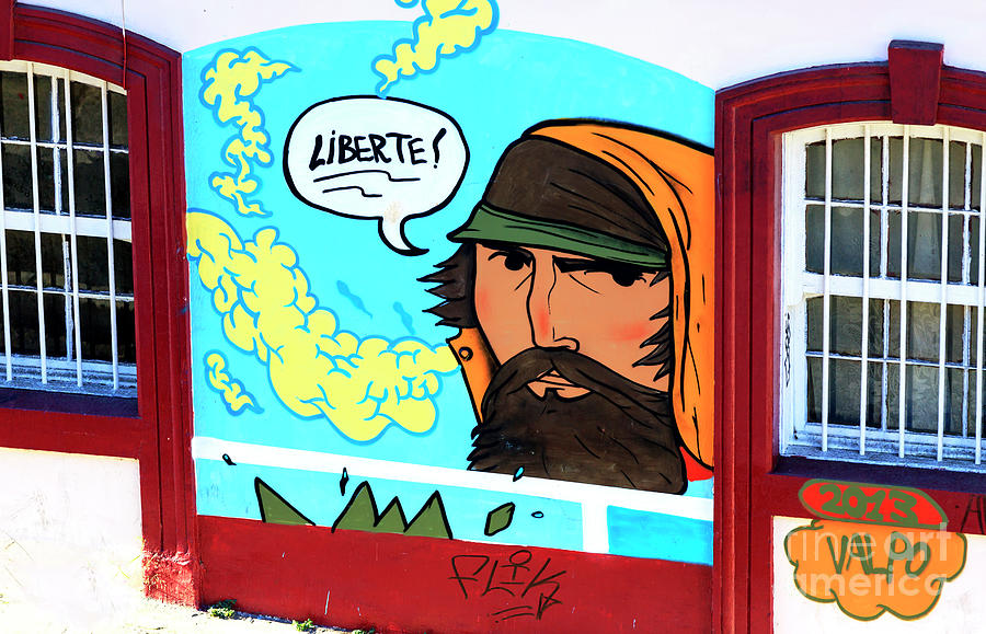 Liberte in Valparaiso Chile Photograph by John Rizzuto