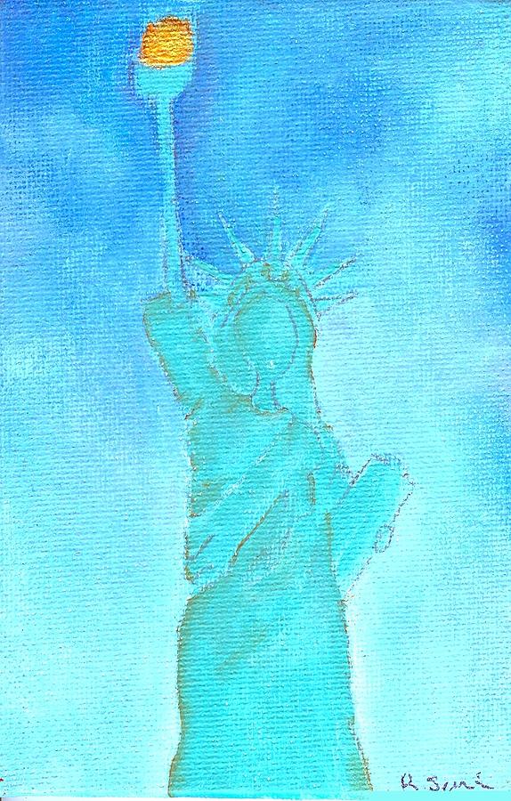 Liberty 2 Painting by Ricky Sencion