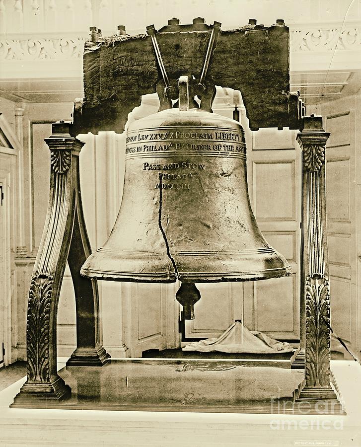 Liberty Bell at Independence Hall 1901 Photograph by Padre Art