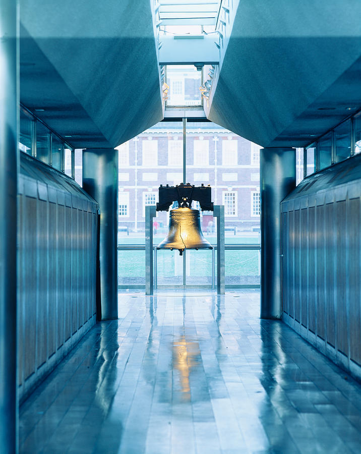 Liberty Bell Hanging In A Corridor Photograph by Panoramic Images