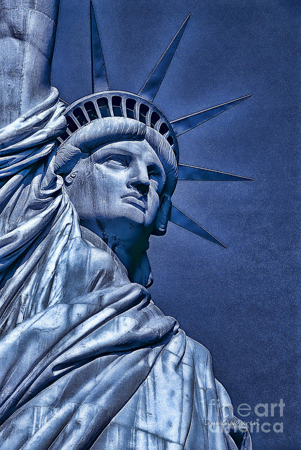 Liberty in Blue  Photograph by Dyle   Warren