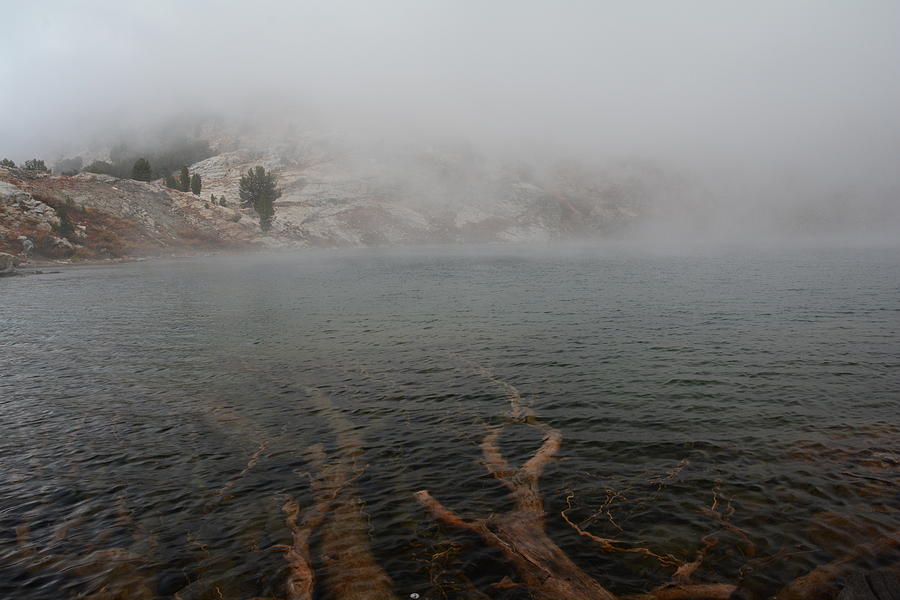 Liberty Lake in Fog Photograph by Jenessa Rahn