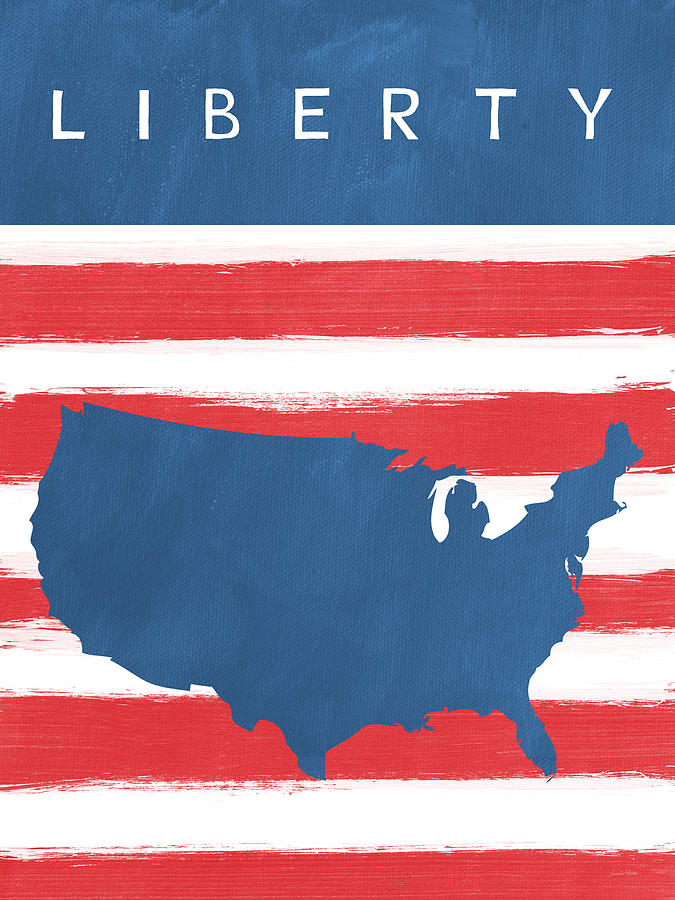 Liberty Painting - Liberty by Linda Woods
