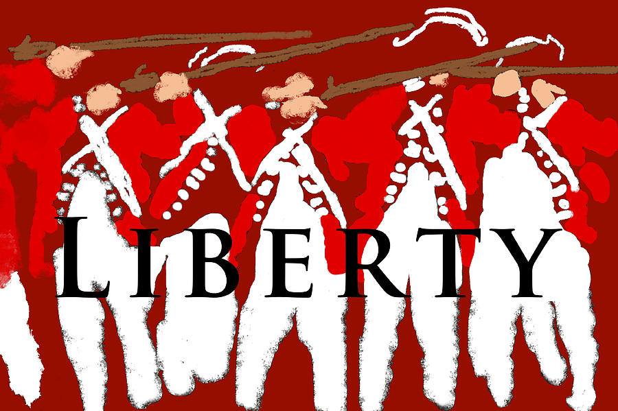 Liberty Revolution Red Photograph by Suzanne Powers