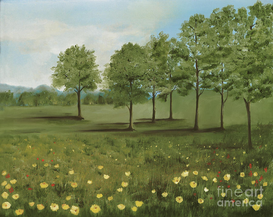 Liberty Walking Trail Painting by Carol Sweetwood