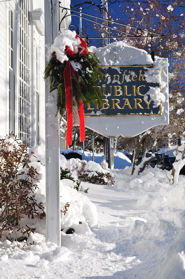 Library after Snow Photograph by Caroline Stella