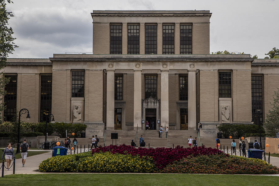 Penn State University Photograph - Library at Penn State University  by John McGraw