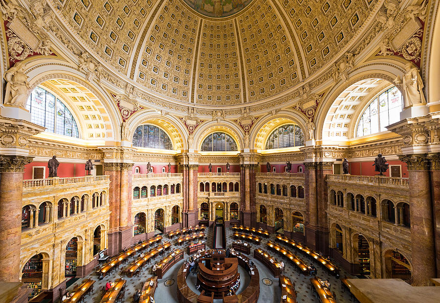 Washington Photograph - Library of Congress I by Robert Davis Washington Photograph - Library of Congress I by Robert Davis