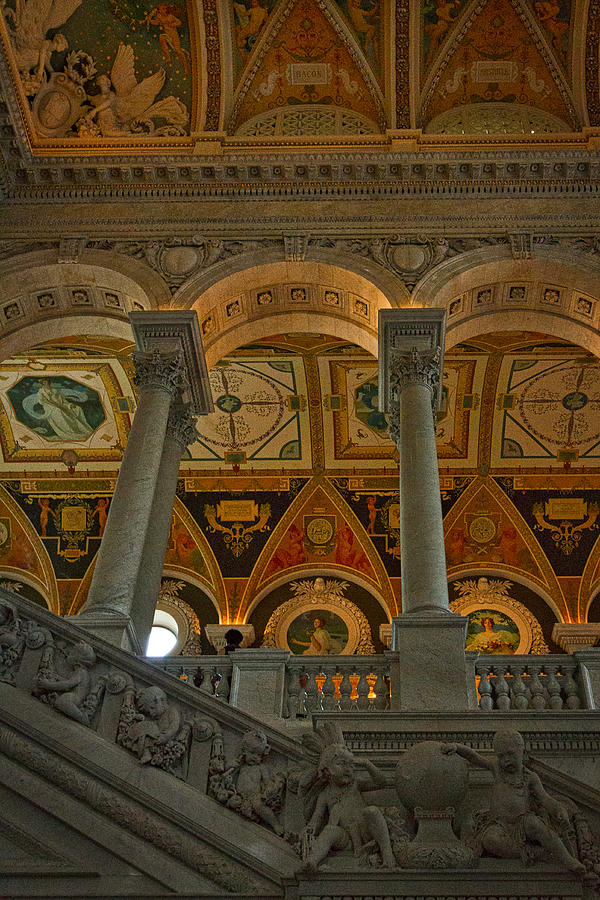 Library of Congress Staircase Photograph by Stuart Litoff
