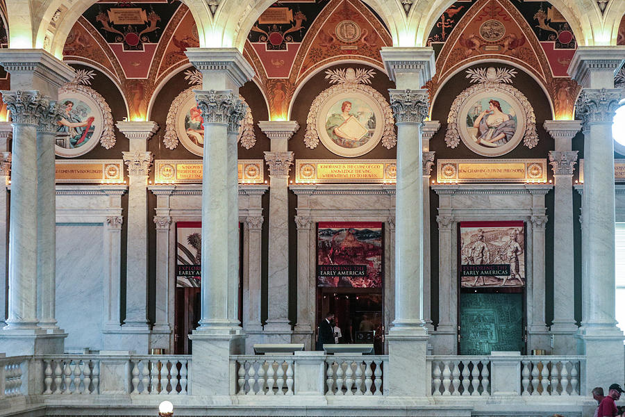 Library of Congress View Photograph by Thomas Marchessault