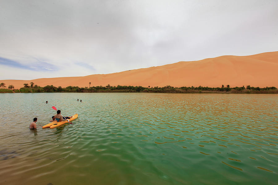 Desert Photograph - Libyan Oasis by Ibrahim Azaga Desert Photograph - Libyan Oasis by Ibrahim Azaga