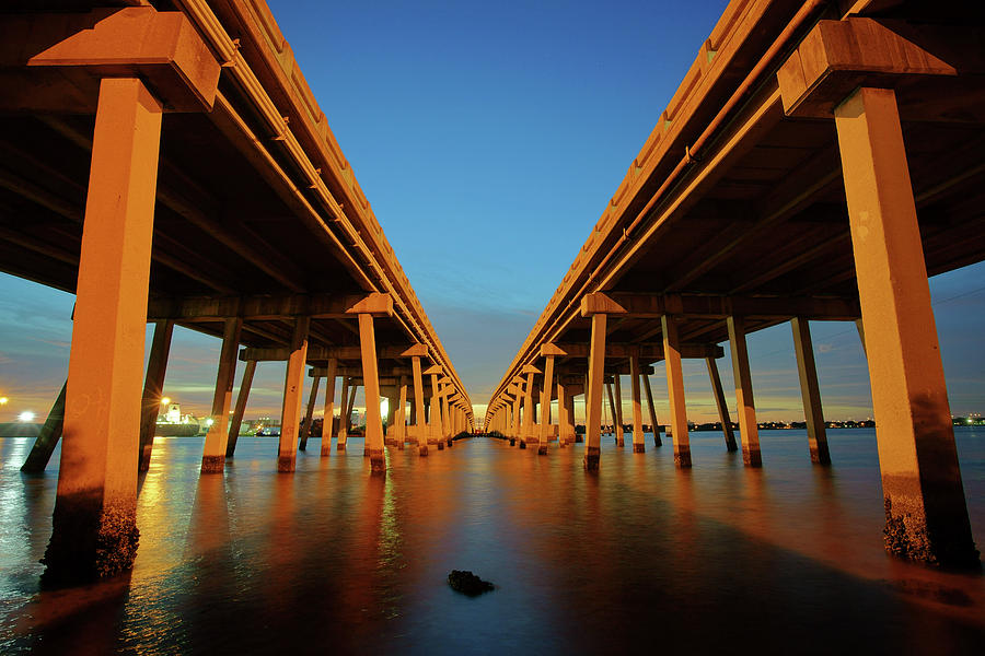 Licata Bridges in Tampa Photograph by Daniel Woodrum