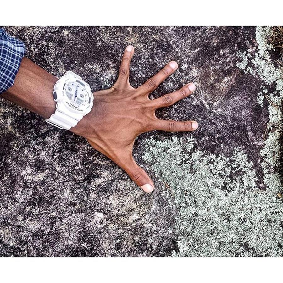 Nature Photograph - #lichen #gshock #yeahthatgreenville by Kazan Durante