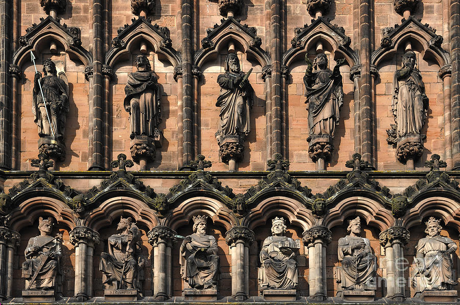 Lichfield Cathedral Facade by Helmut Meyer zur Capellen