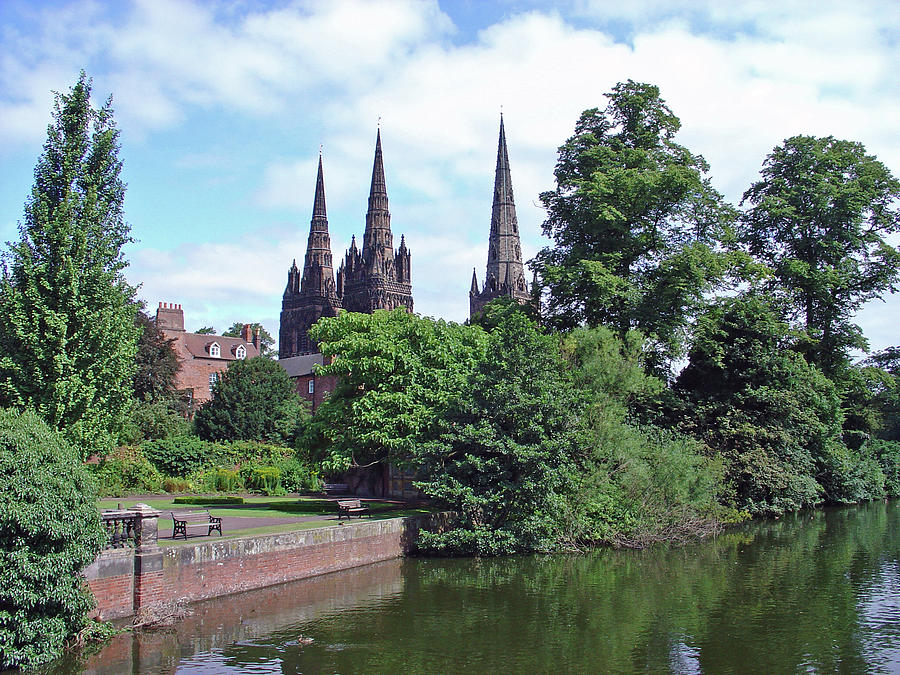 Lichfield Cathedral Photograph by Rod Johnson