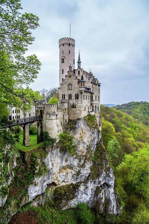  Lichtenstein Castle Photograph by Robert VanDerWal