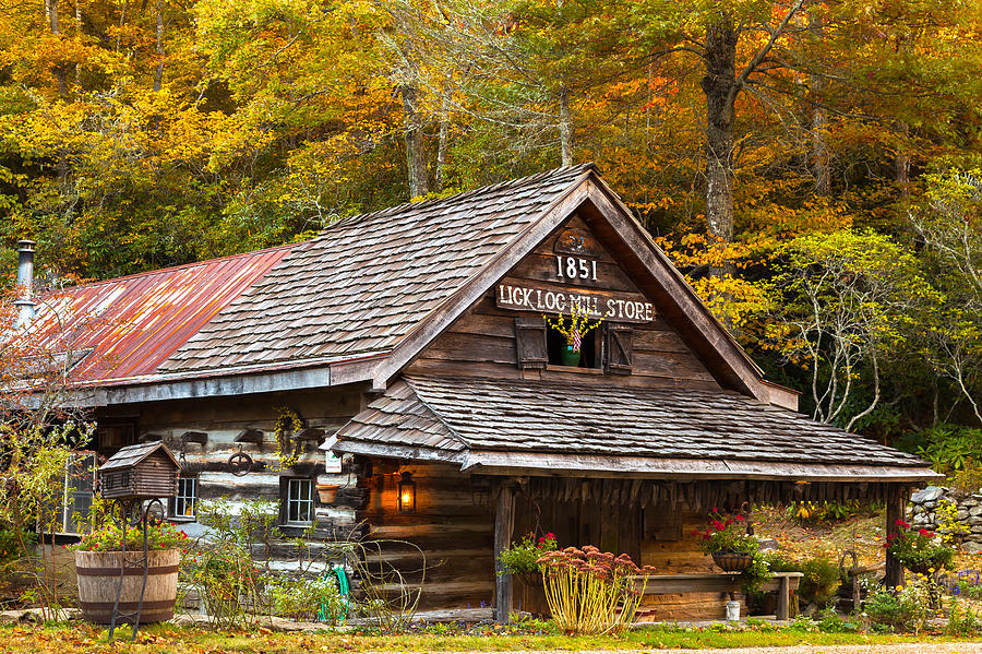 Lick Log Mill Store Photograph by Scott Slone