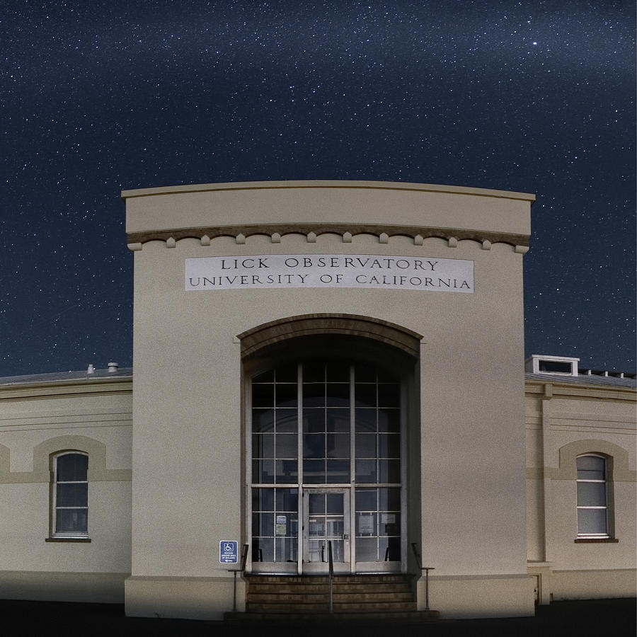 Lick Observatory Milky Way Triptych Middle Photograph by Mike Gifford