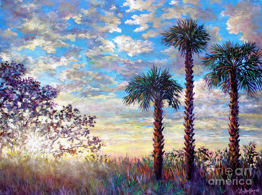 Lido Key Sunset Painting by Lou Ann Bagnall
