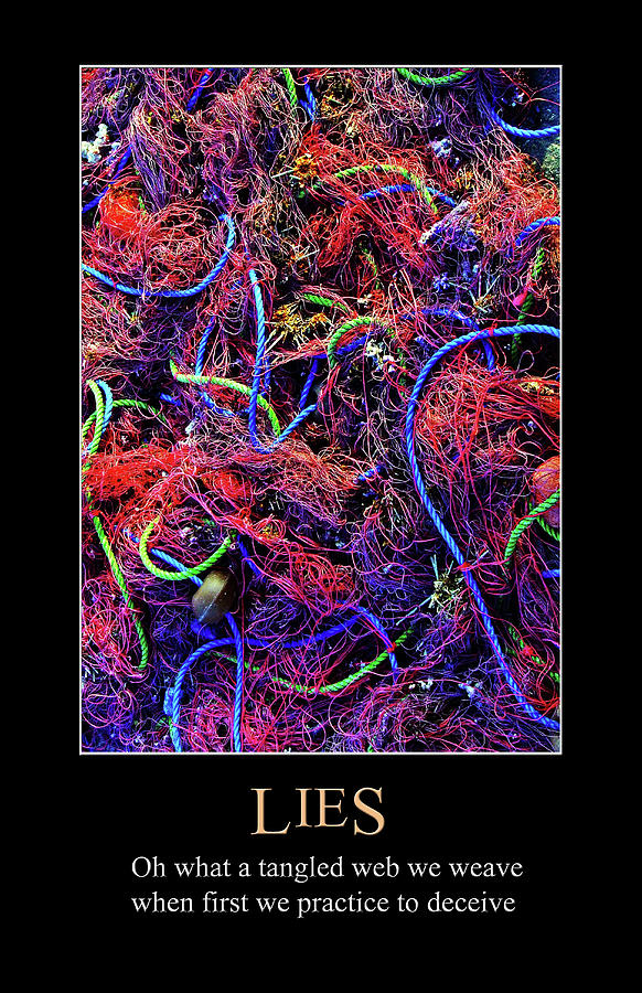 Lies Digital Art by John Haldane