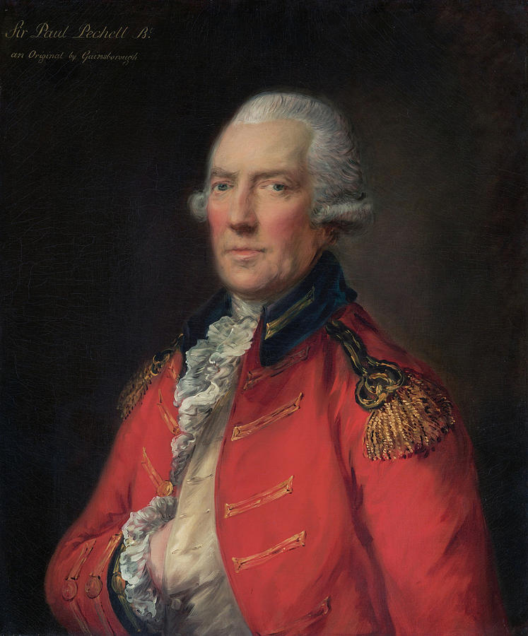 Thomas Gainsborough Painting - Lieutenant Colonel Paul Pechell by Thomas Gainsborough