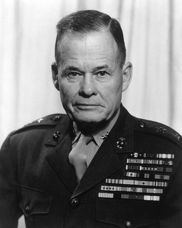 Lieutenant General Lewis Chesty Puller Photograph by War Is Hell Store