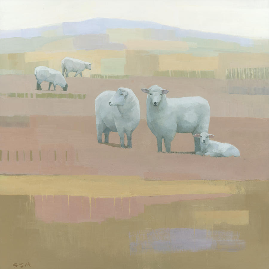 Landscape Painting - Life Between Seams by Steve Mitchell Landscape Painting - Life Between Seams by Steve Mitchell
