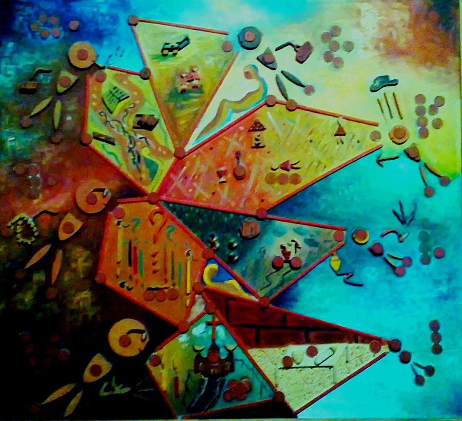 Life Cycle 1 Painting by Ray Khalife